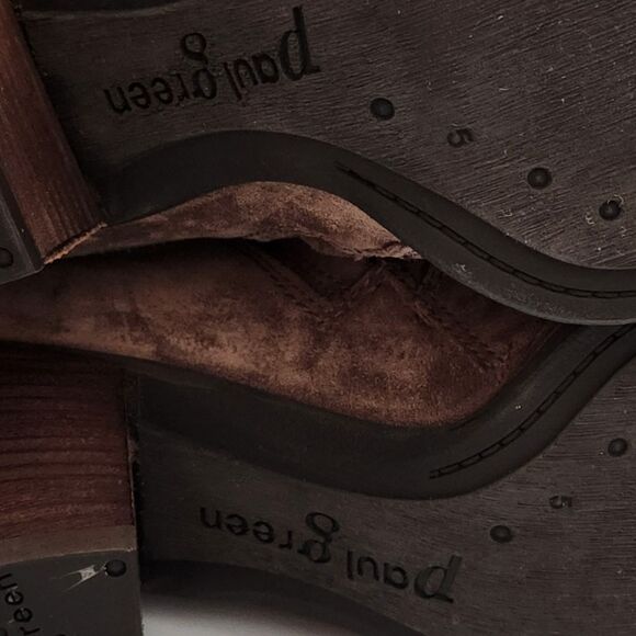 $400 Paul Green Jax Bootie Earth Suede Women's Size 7.5 - Picture 6 of 6
